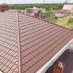 Corrugated metal roof project