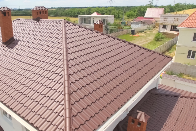 Corrugated metal roof project